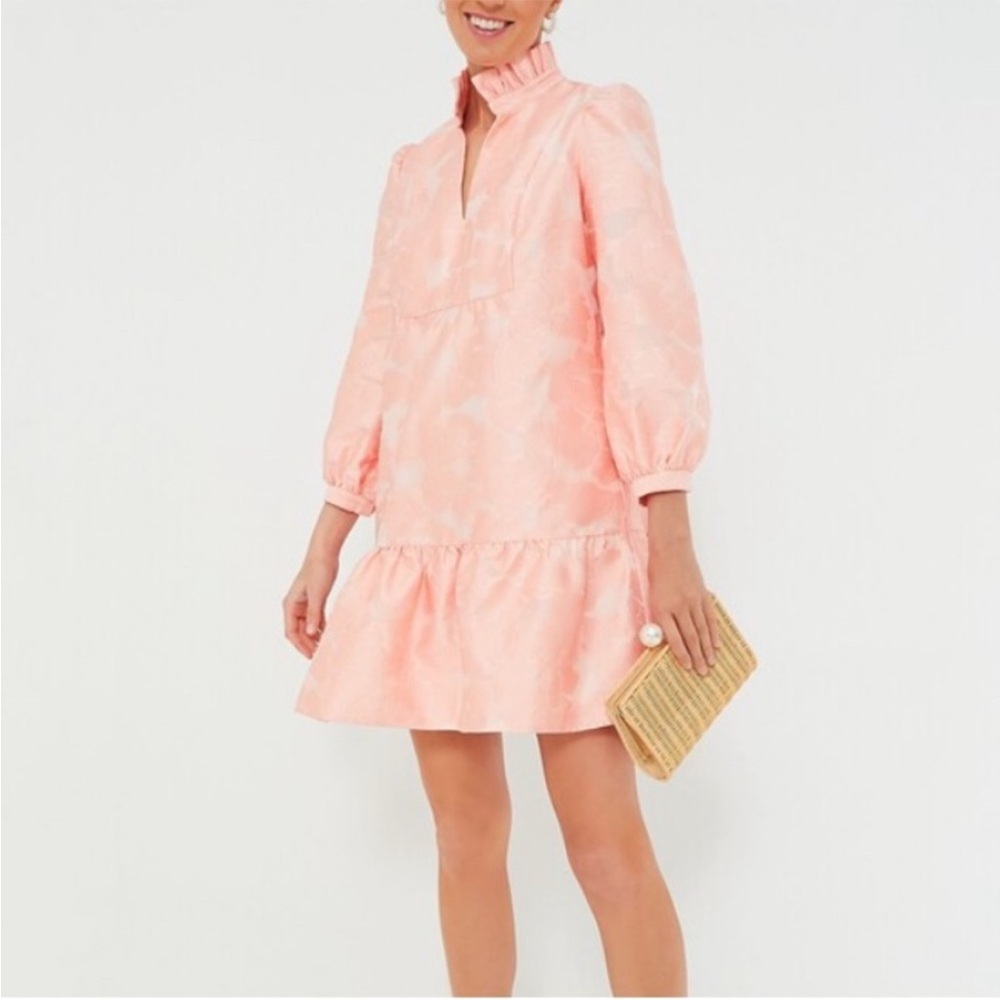 Tuckernuck Pink Long Sleeve Palmerston dress